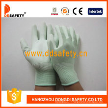 Gants vert PU en nylon vert Dpu165